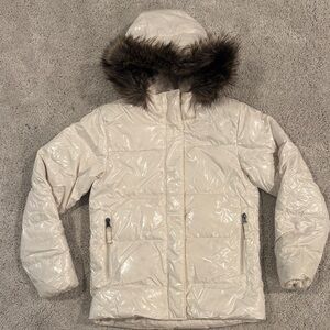 The North Face Aconcagua Down Jacket – Kids Medium – Ivory – F22